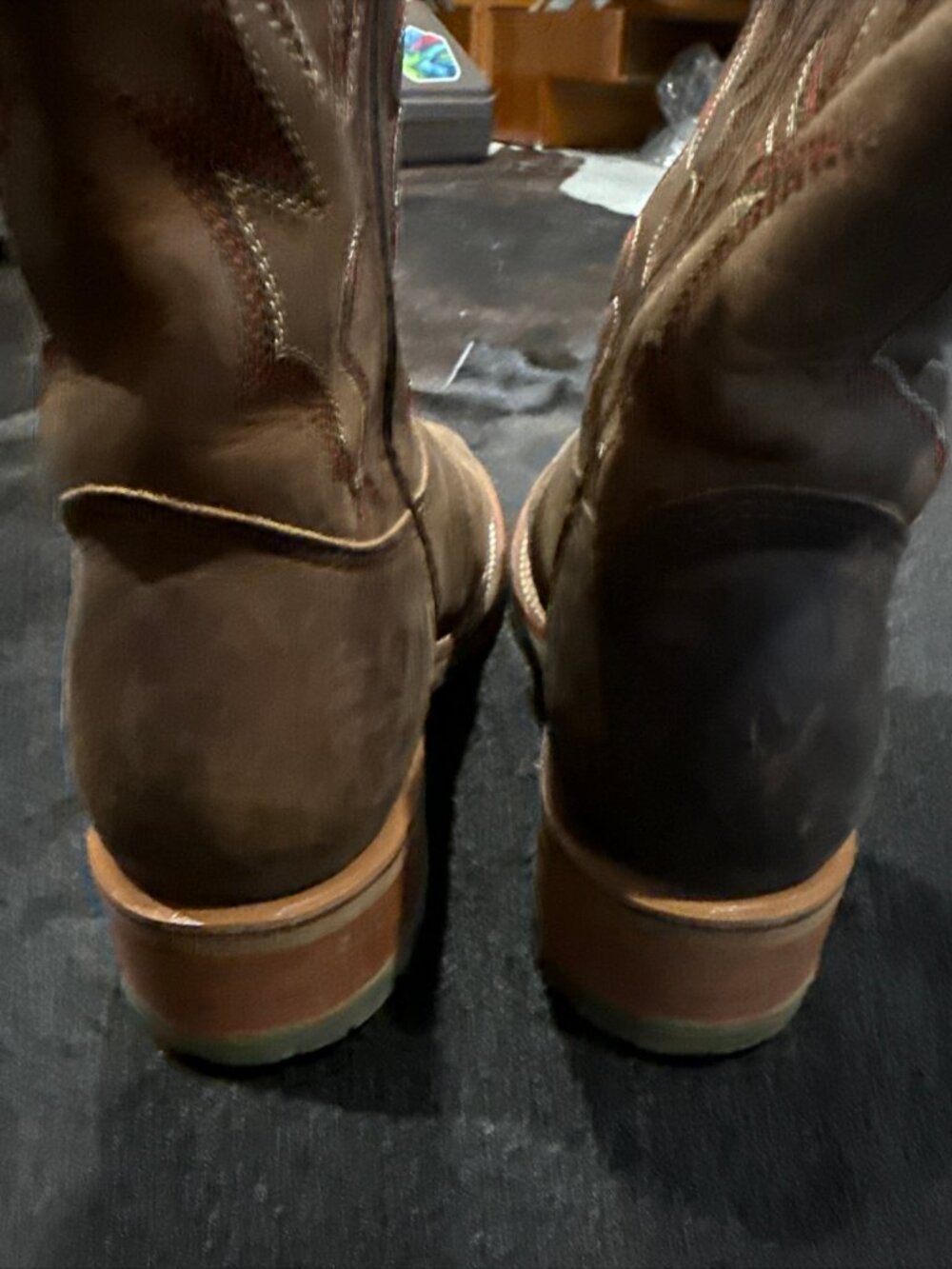 Men's Double H K24197 boots 7 EE - Picture 5 of 8